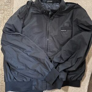 Members Only Vintage Men’s Black Windbreaker